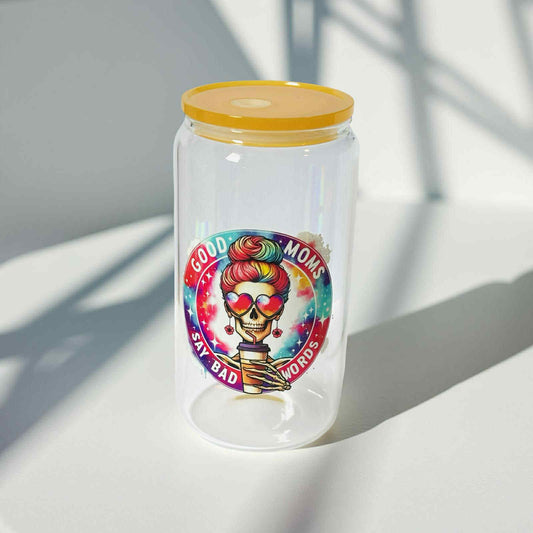 Good Moms Say Bad Words - Clear Yellow Lid