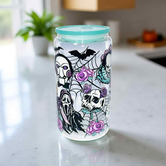 Horror Theme- Clear Blue Lid