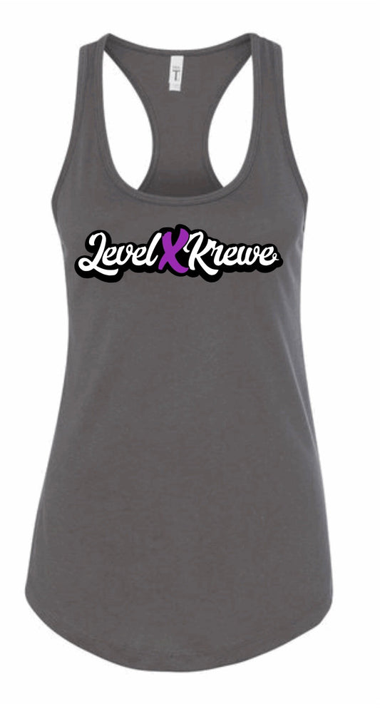 Racer Back Tank- Dark Grey Style 1 (Black)